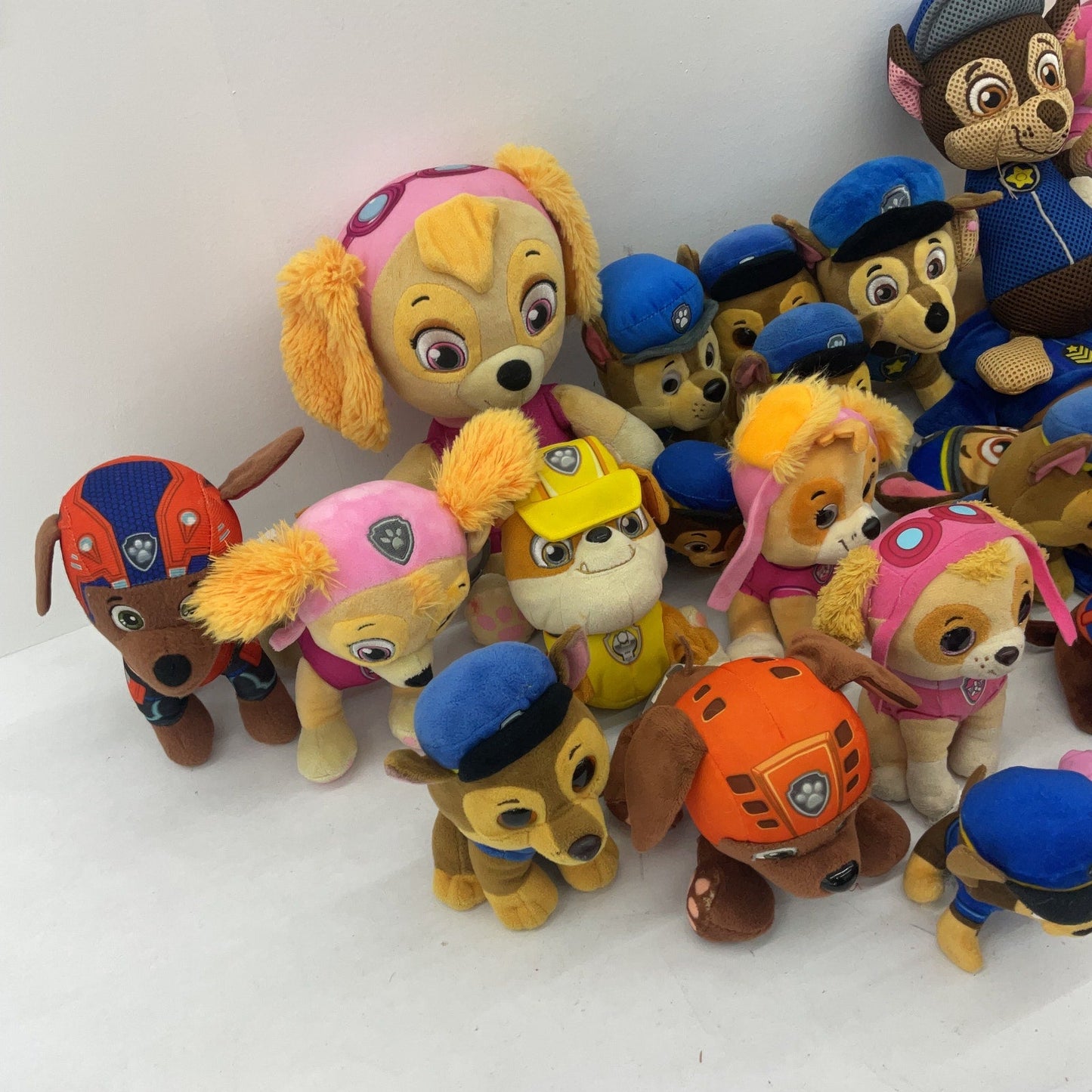 Nickelodeon Paw Patrol Character Plush Dolls Preowned LOT 5 lbs Assorted Designs - Warehouse Toys