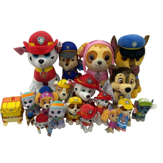 Nickelodeon Paw Patrol Dog Character Plush Dolls Preowned LOT 12 lbs Mixed Toys - Warehouse Toys