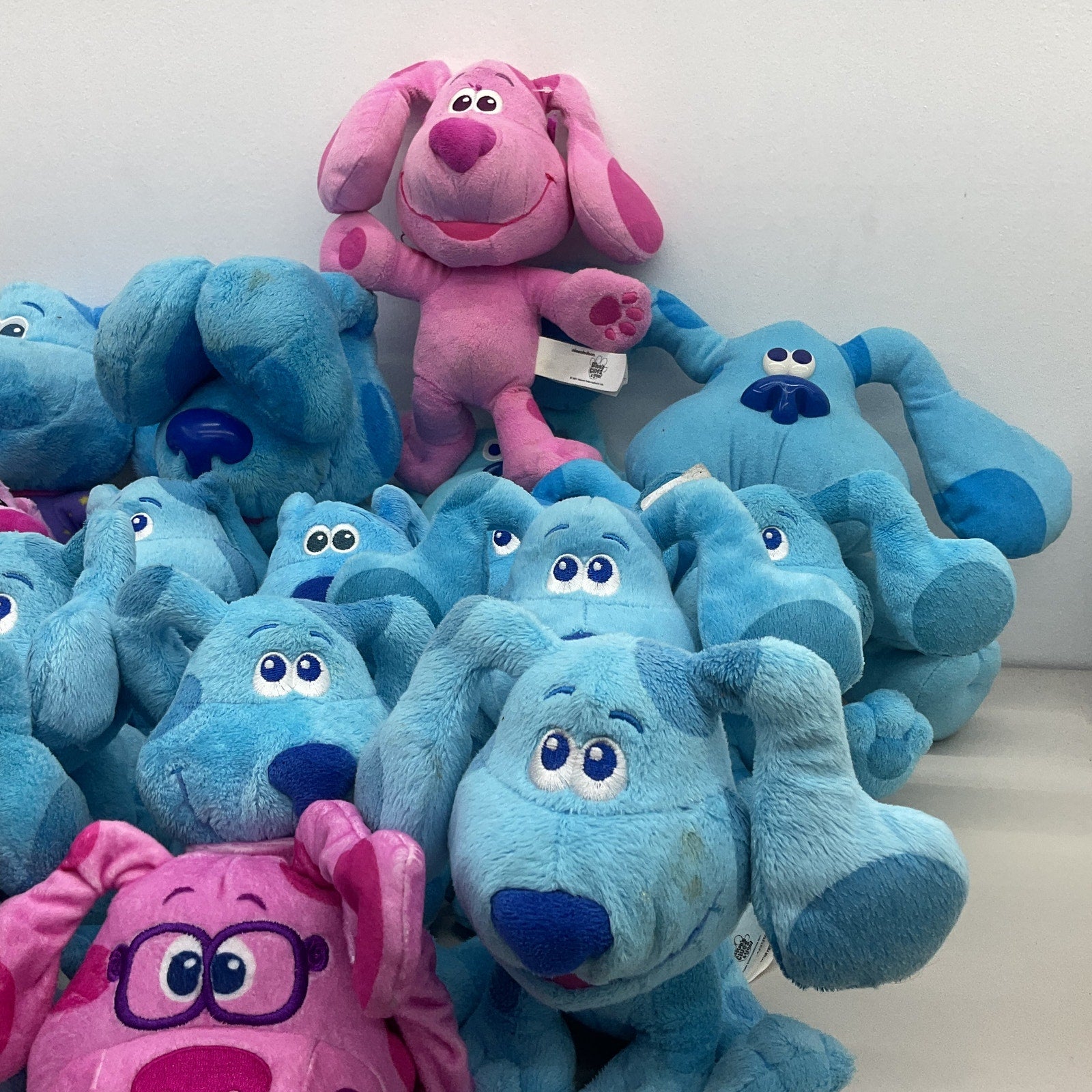 Nickelodeon Preowned Blue's Clues Plush Toy Pink Blue - Stuffed Animal Lot - Warehouse Toys