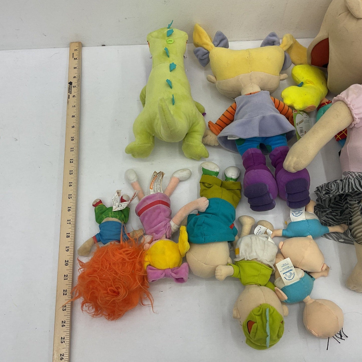 Nickelodeon Rugrats Character Plush Dolls Preowned LOT 6+ lbs Chuckie Anjelica - Warehouse Toys