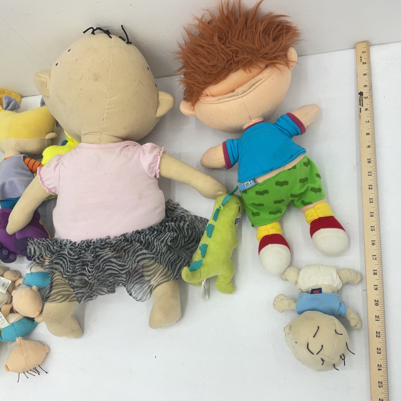 Nickelodeon Rugrats Character Plush Dolls Preowned LOT 6+ lbs Chuckie Anjelica - Warehouse Toys