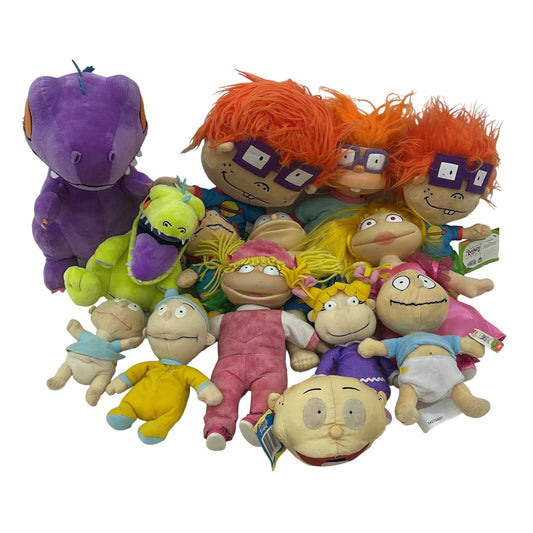 Nickelodeon Rugrats Character Plush Toys Preowned LOT 5 lbs Chuckie Tommy Reptar - Warehouse Toys