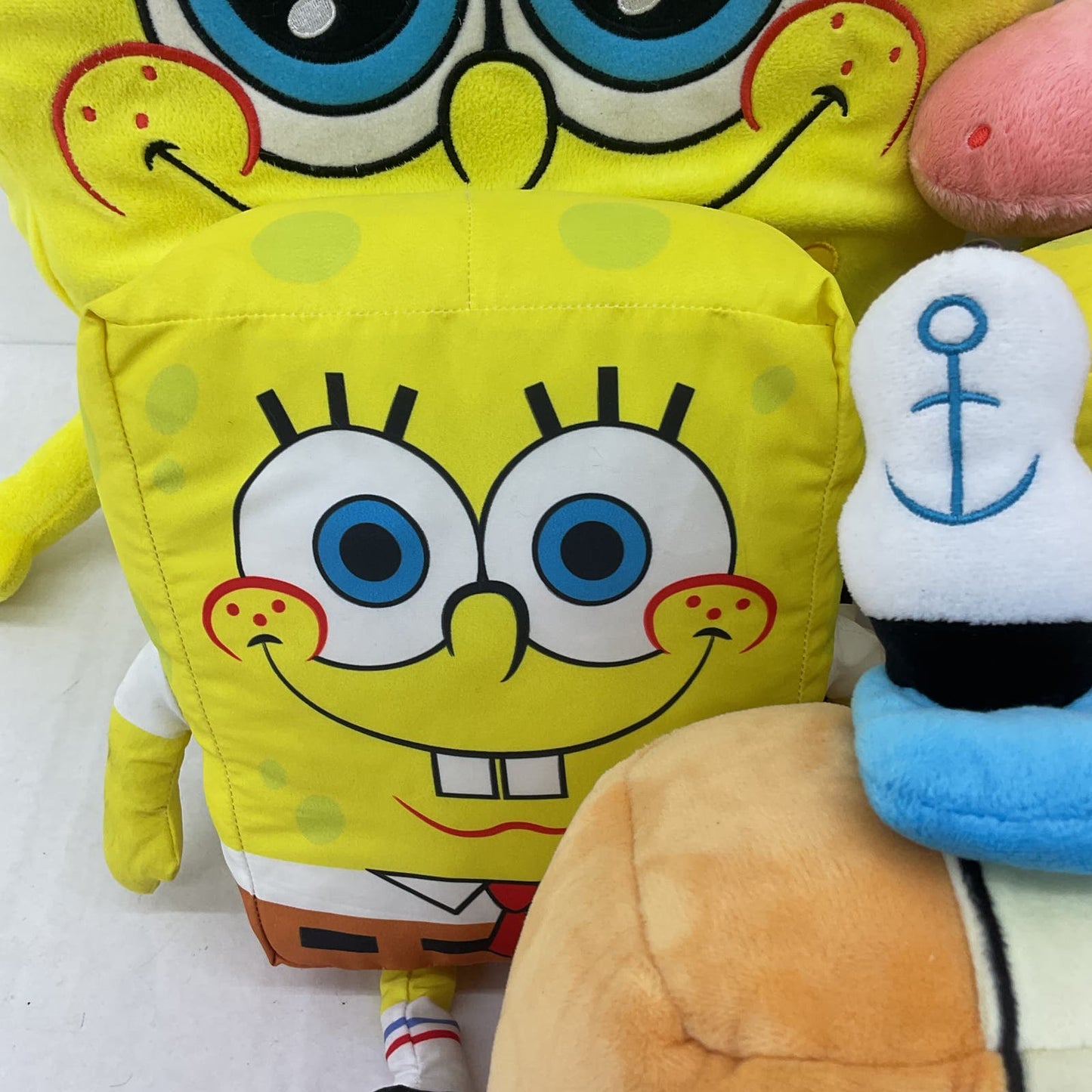 Nickelodeon Spongebob Square Pants Yellow Stuffed Animal Plush Lot Patrick - Warehouse Toys