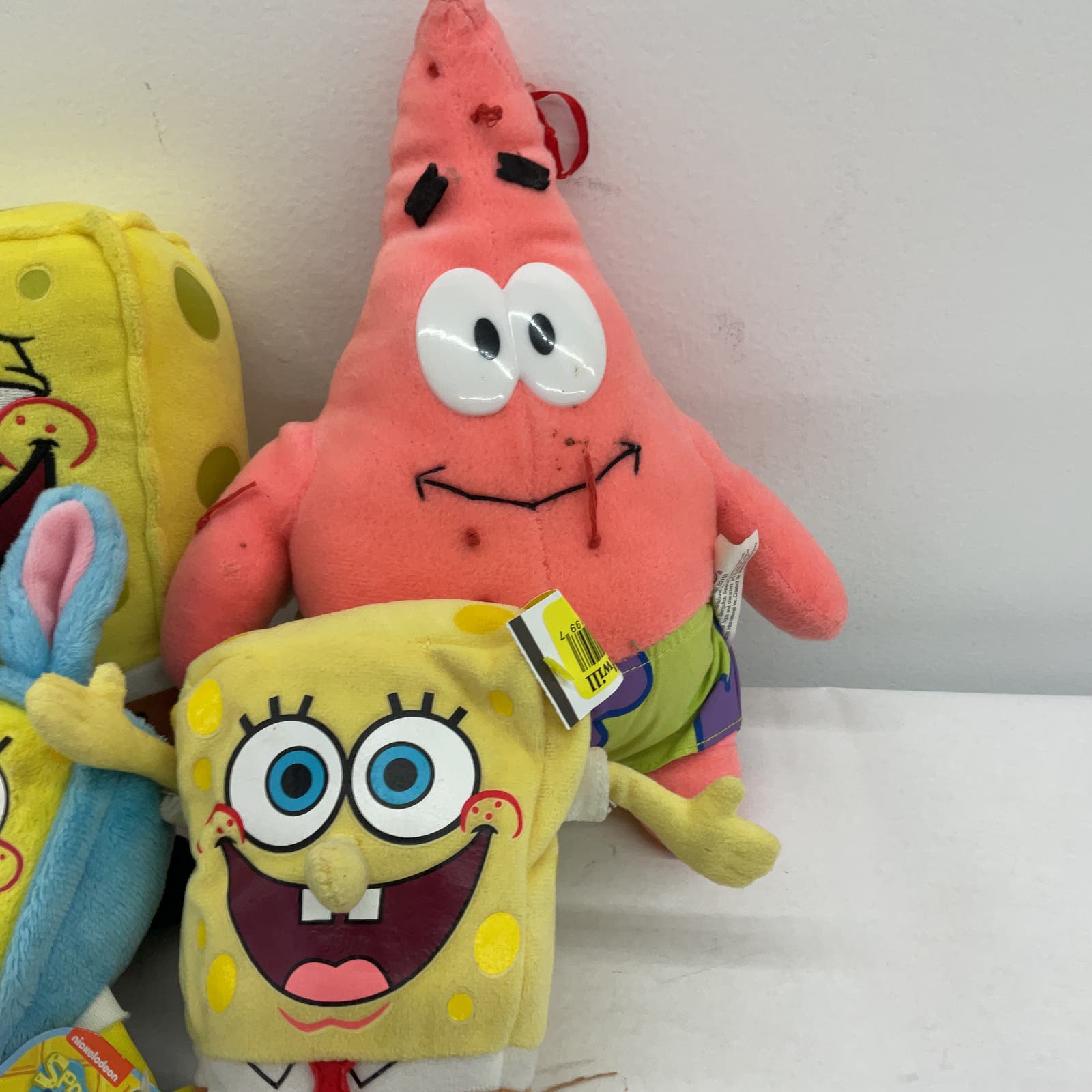 Nickelodeon Spongebob Stuffed Animal Toy Plush Lot Patrick Starfish - Warehouse Toys