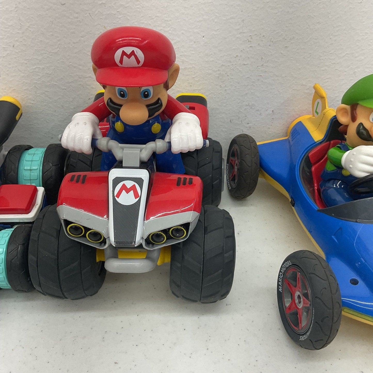 Nintendo 4 PCS Super Mario Kart Red Green Action Figure Toys - Not Tested - Warehouse Toys