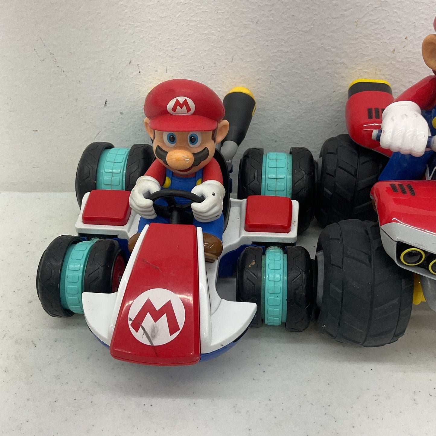 Nintendo 4 PCS Super Mario Kart Red Green Action Figure Toys - Not Tested - Warehouse Toys