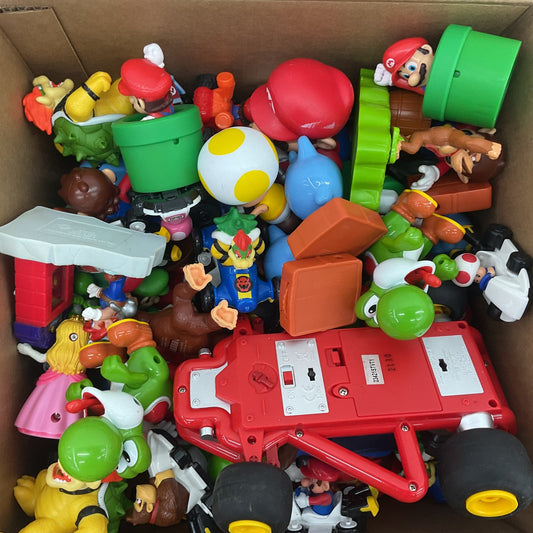 Nintendo Action Figure Lot Super Mario Kart Toad Bowser Luigi - Warehouse Toys