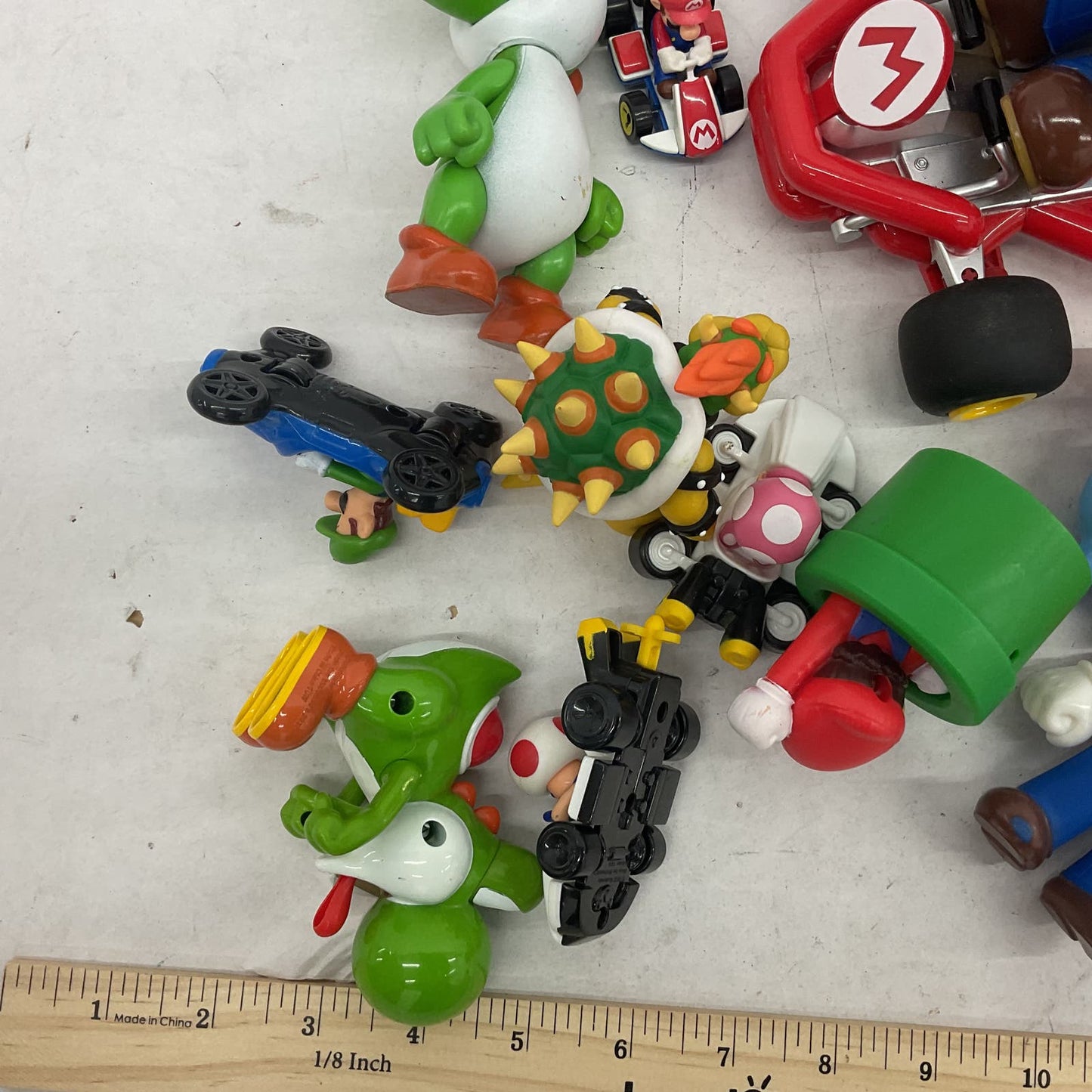 Nintendo Action Figure Lot Super Mario Kart Toad Bowser Luigi - Warehouse Toys