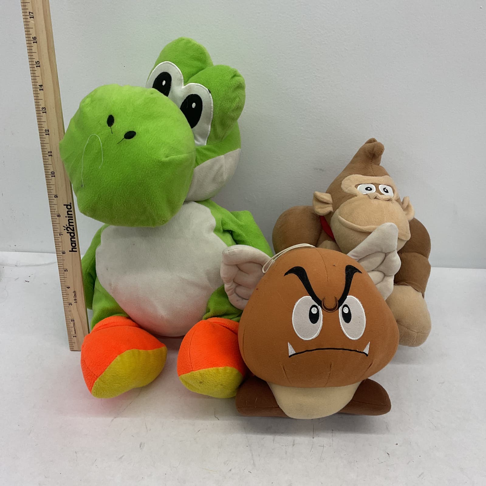 Nintendo Green Stuffed Animal Super Mario Yoshi Goomba Plush Warehouse Toys