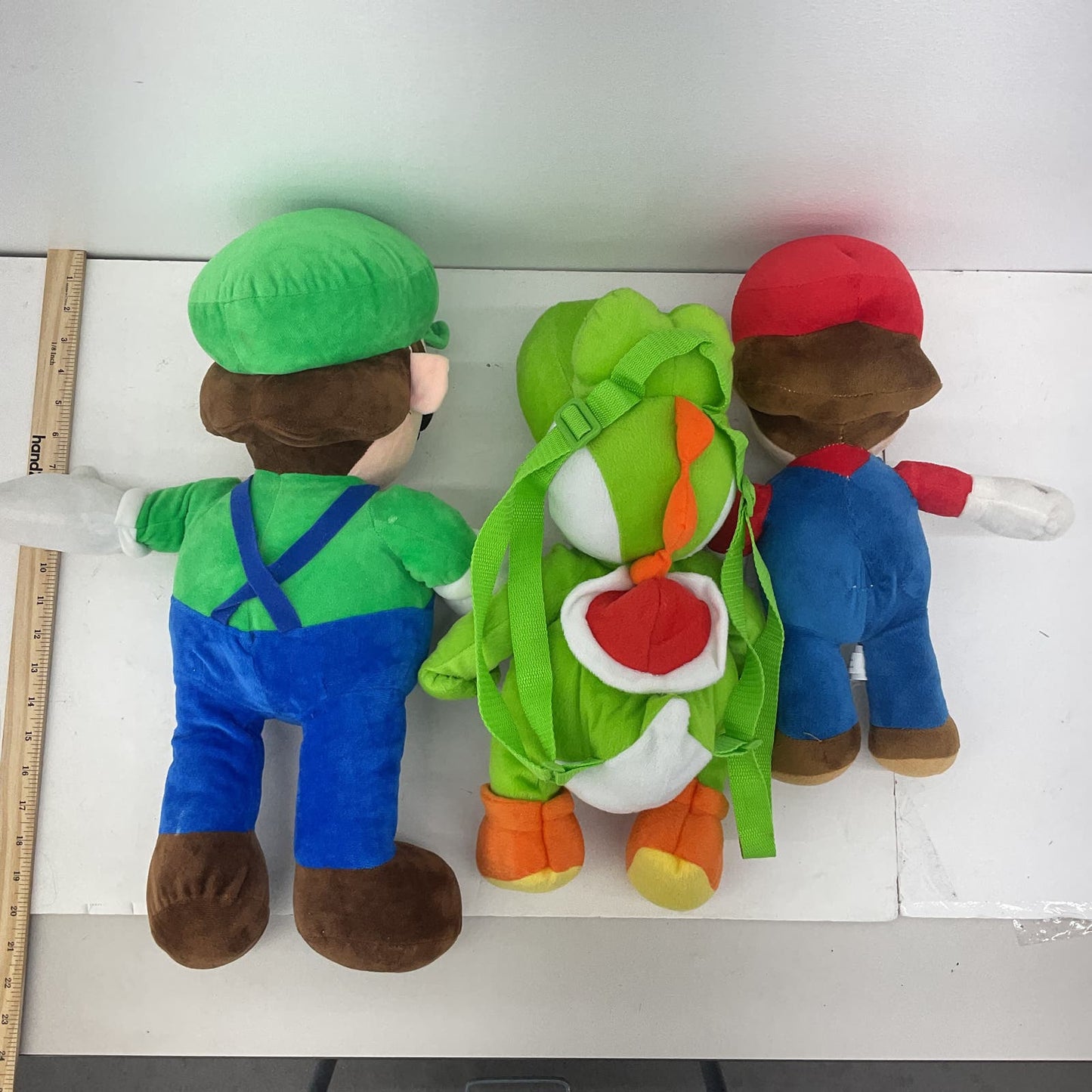 Nintendo Mario Luigi Yoshi Green Red Stuffed Animal - Toys Lot - Warehouse Toys