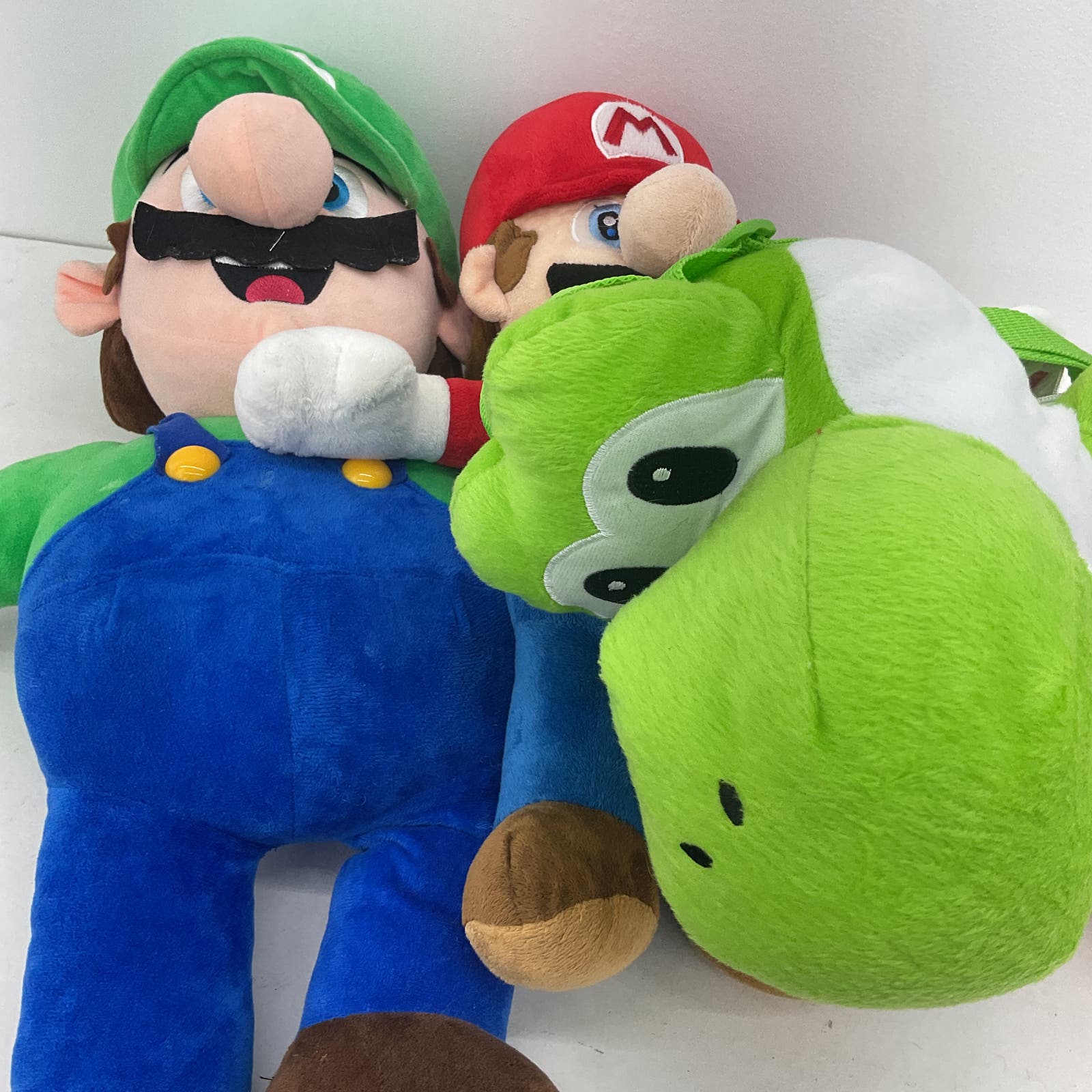 Nintendo Mario Luigi Yoshi Green Red Stuffed Animal - Toys Lot - Warehouse Toys