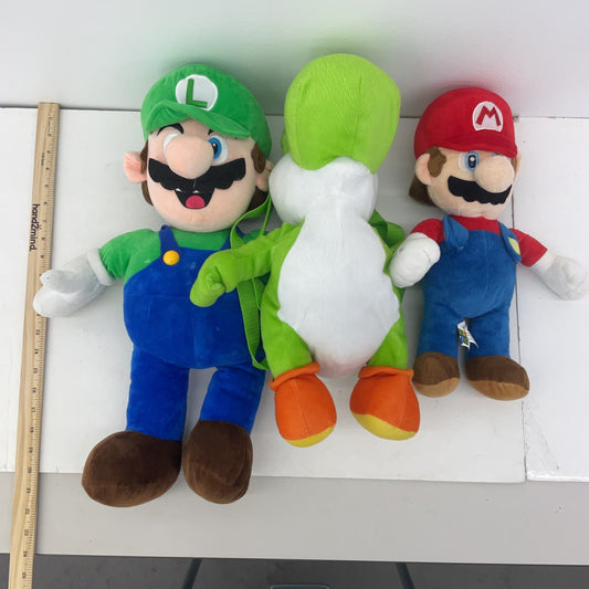 Nintendo Mario Luigi Yoshi Green Red Stuffed Animal - Toys Lot - Warehouse Toys