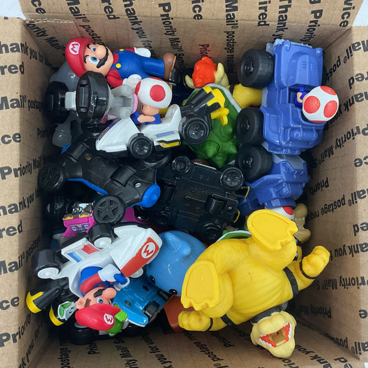 Nintendo Multicolor Action Figure Lot Super Mario Kart Bowser Toad - Warehouse Toys