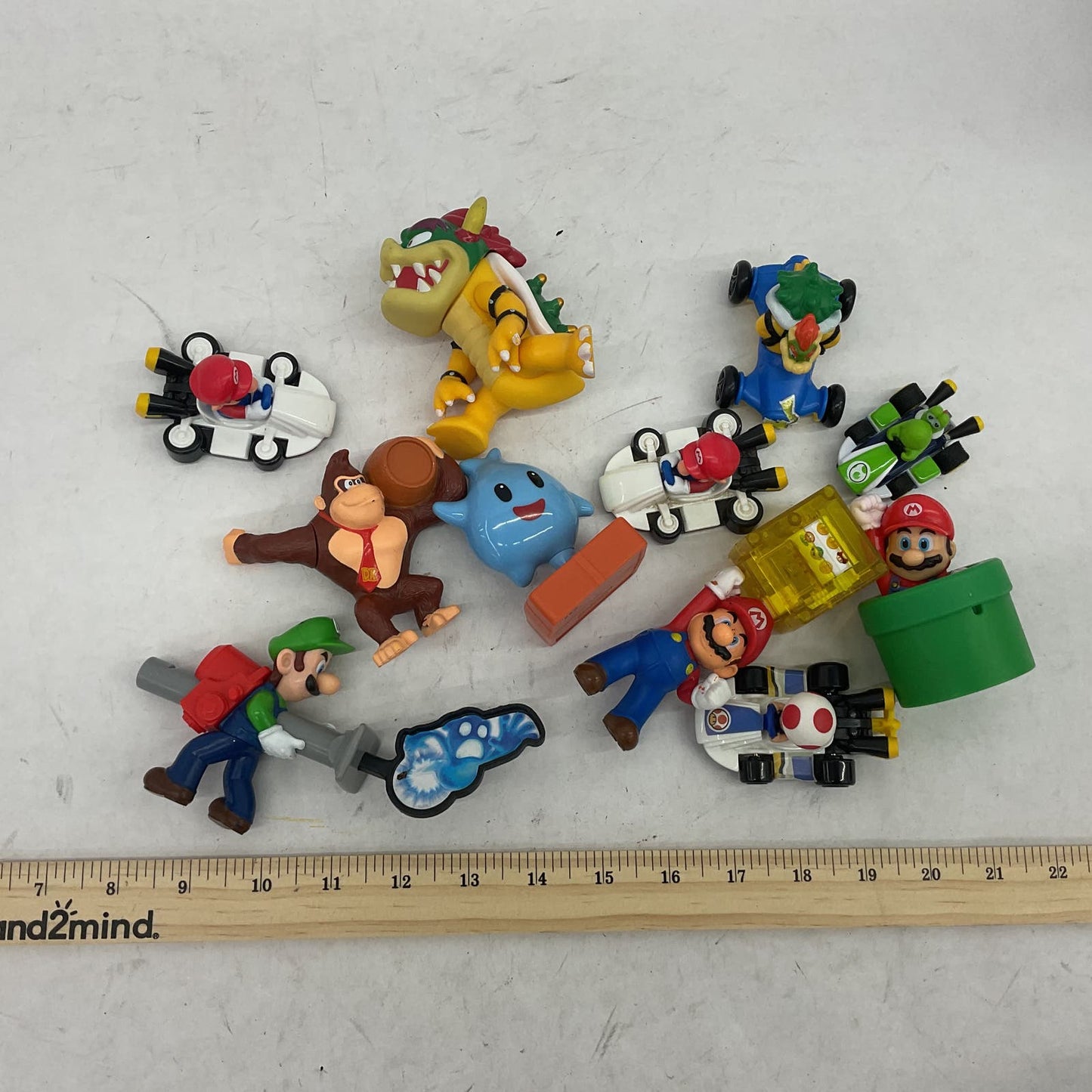 Nintendo Multicolor Figure Lot Super Mario Kart Bowser Princess - Warehouse Toys