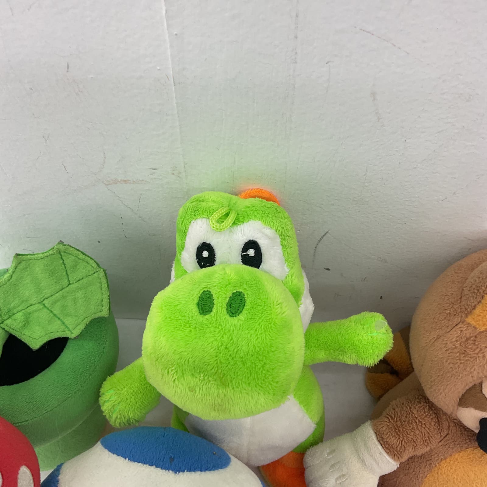 Nintendo Multicolor Stuffed Animal Super Mario Yoshi Plant Toad - Warehouse Toys