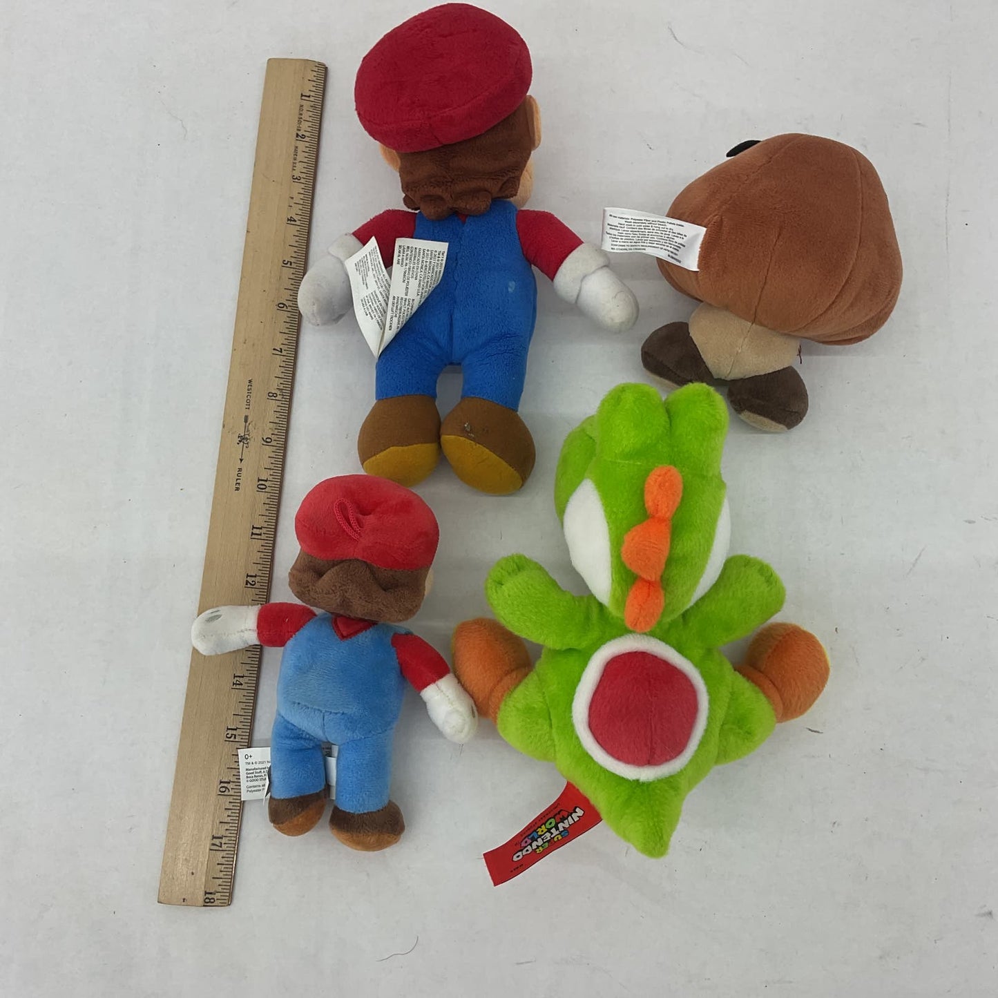 Nintendo Plush Super Mario Yoshi Goomba Stuffed Animal toy lot - Warehouse Toys