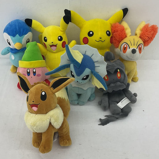 Nintendo Pokemon and Kirby Stuffed Animal Plush Toy Lot Pikachu Penguin - Warehouse Toys