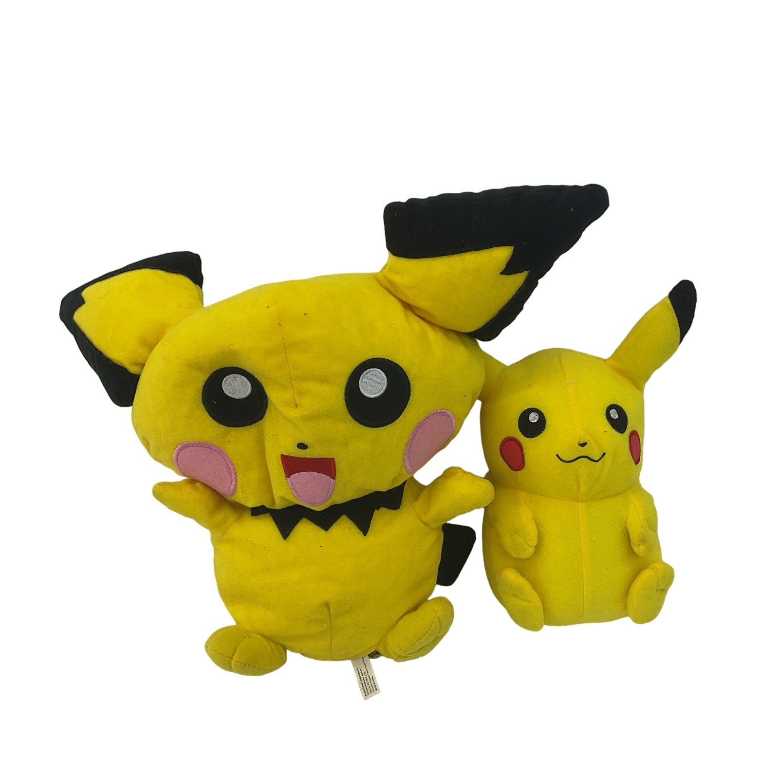 Nintendo Pokemon LOT Yellow Pikachu Raichu Character Dolls - Warehouse Toys