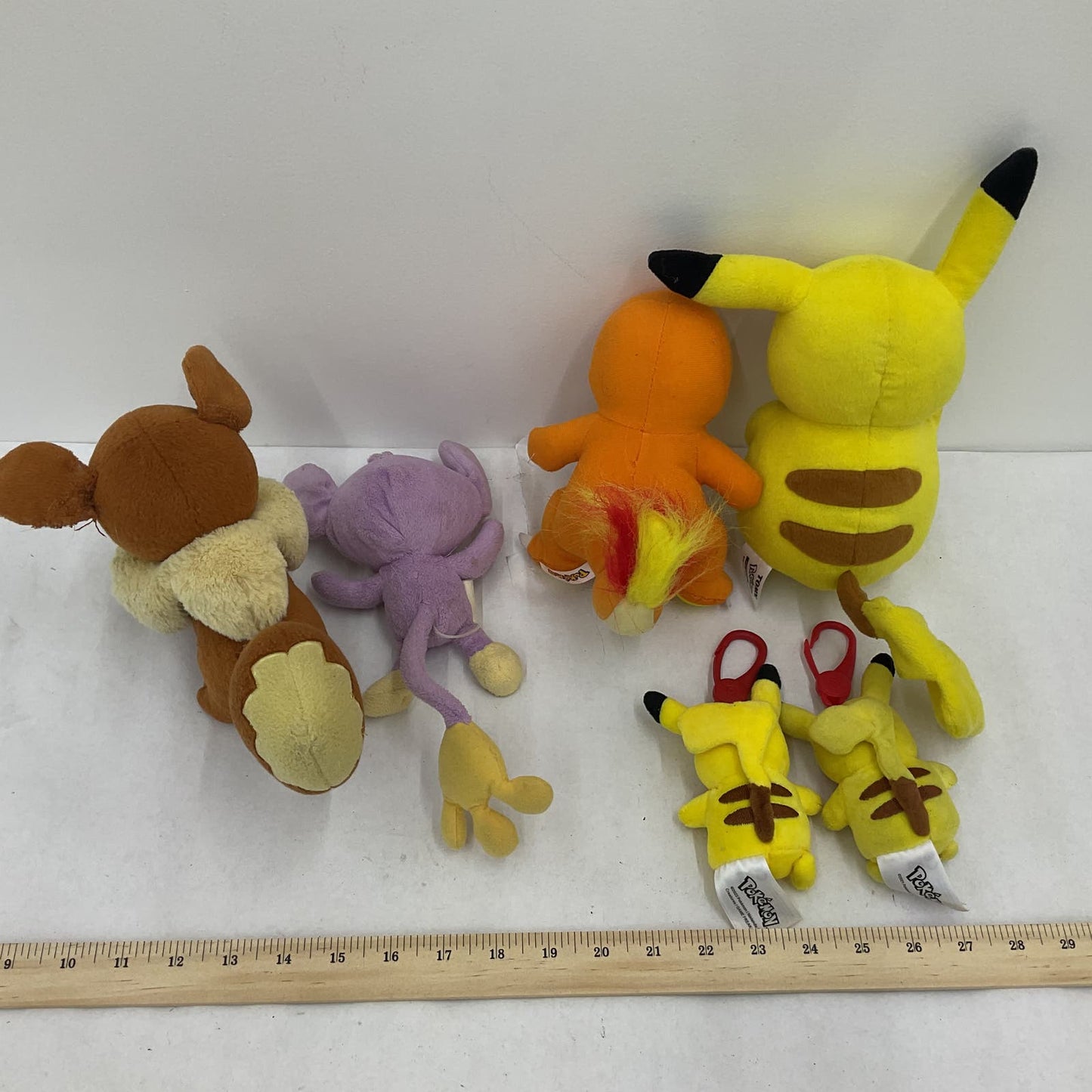 Nintendo Pokemon Multicolor Stuffed Animal Toy Lot pikachu Pink Yellow - Warehouse Toys