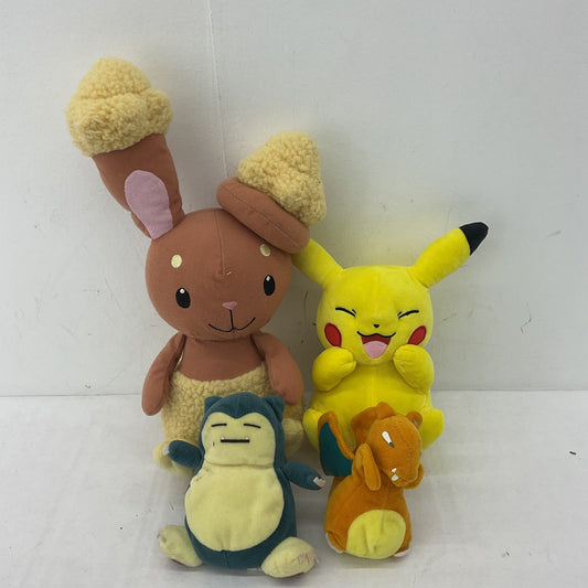 Nintendo Pokemon Pikachu Charizard Snorlax Stuffed Animal Plush Lot - Warehouse Toys