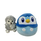 Nintendo Pokemon Piplup Large Blue Bird Plush & Wishing Stars Gray Owl Toys - Warehouse Toys