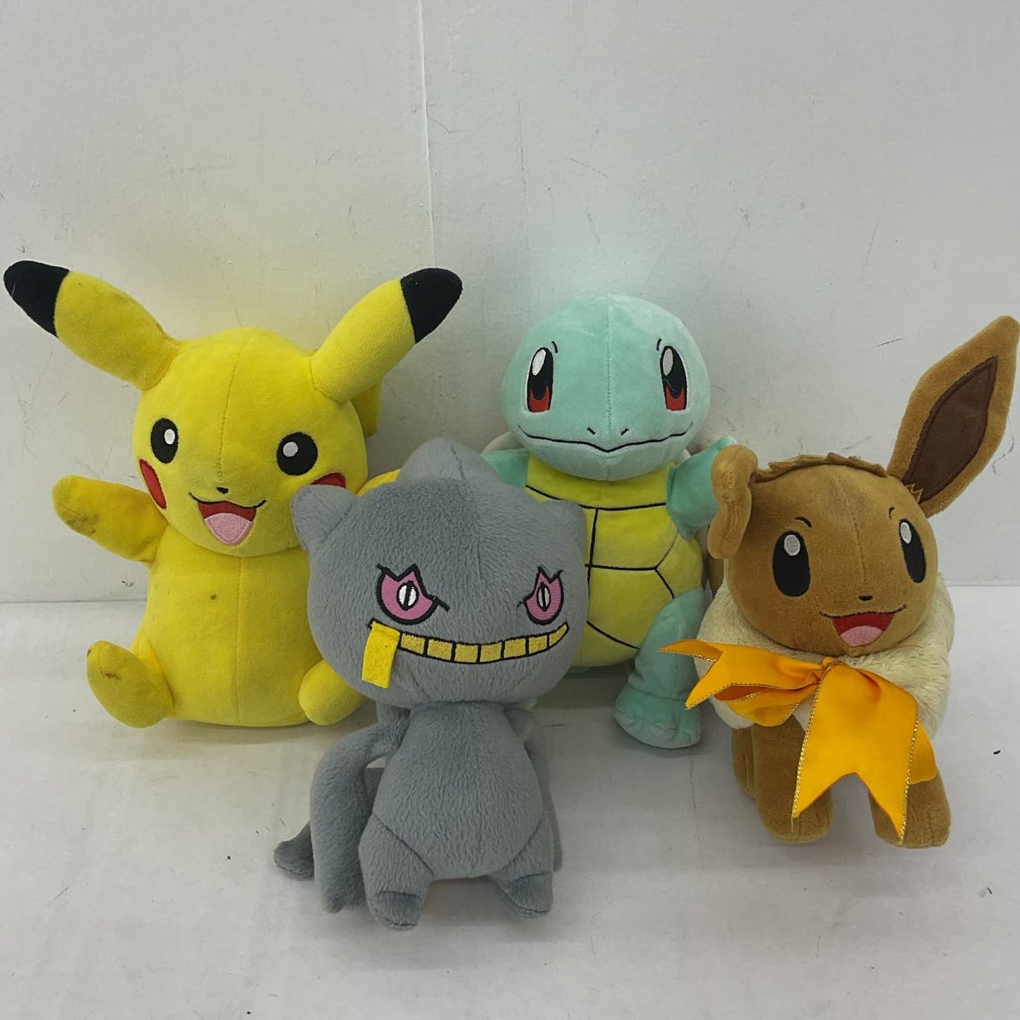 Nintendo Pokemon Plush Stuffed Animal Lot Squirtle Pikachu - Warehouse Toys