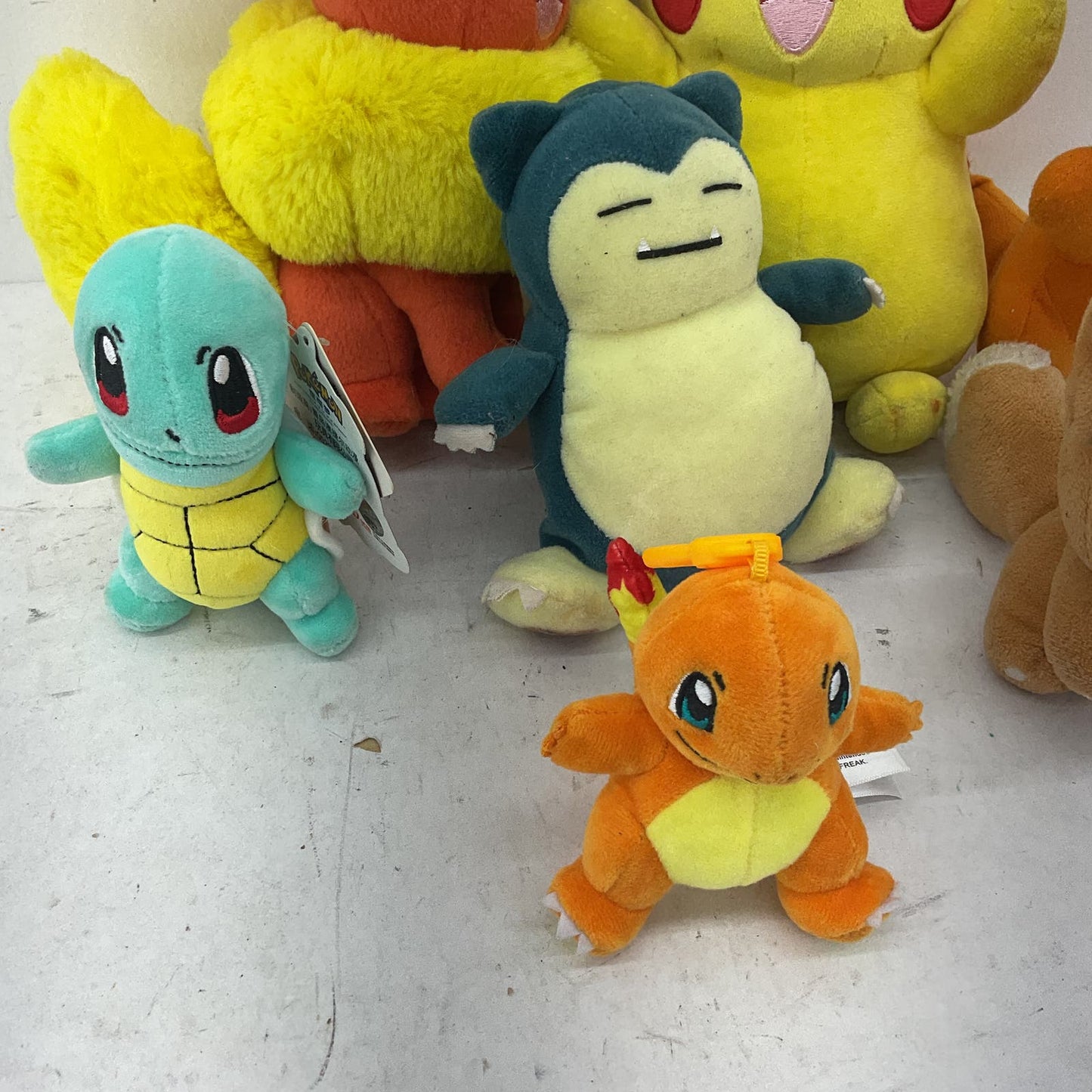 Nintendo Pokemon Stuffed Animal Plush toy Lot Snorlax Pikachu Charmander - Warehouse Toys