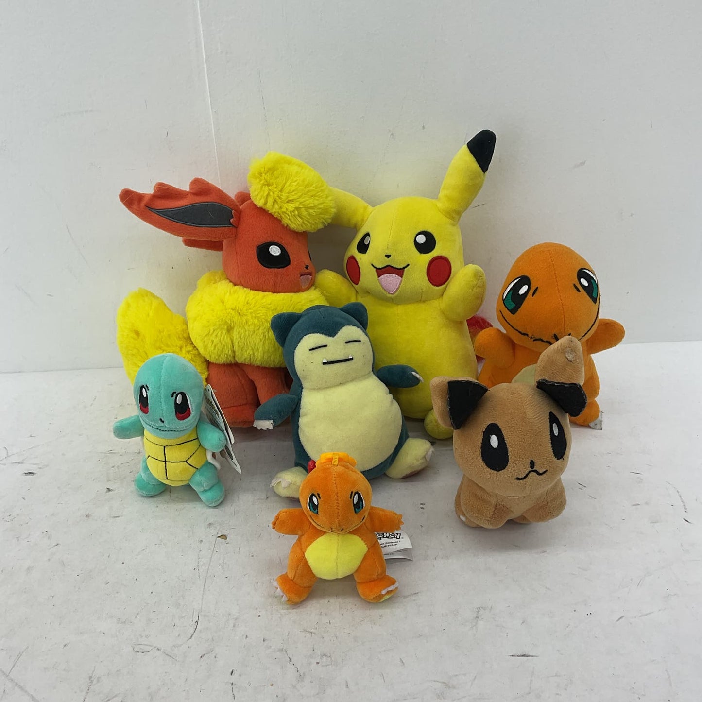 Nintendo Pokemon Stuffed Animal Plush toy Lot Snorlax Pikachu Charmander - Warehouse Toys