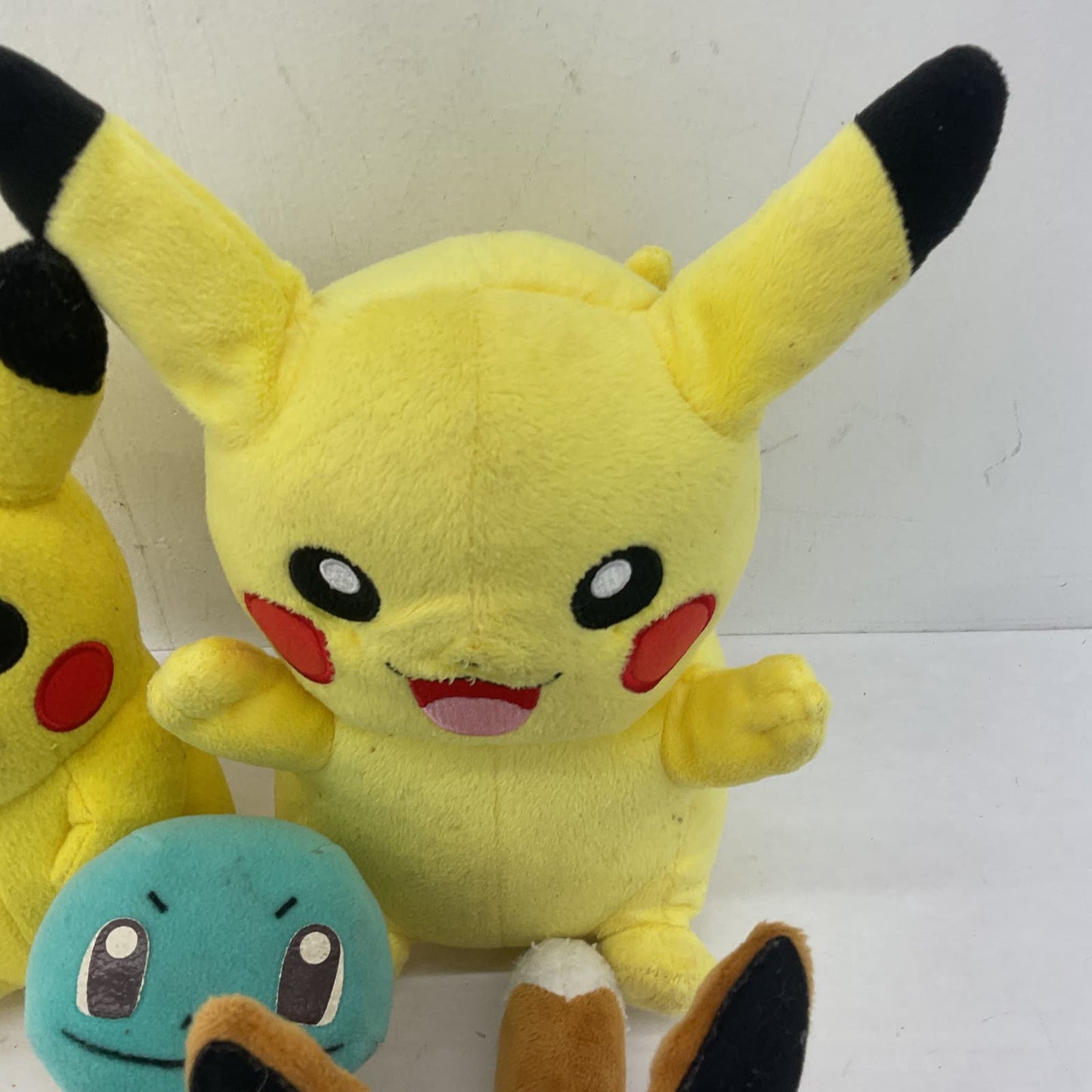 Nintendo PokemonYellow Stuffed Animal Plush Lot Pikachu Squirtle - Warehouse Toys