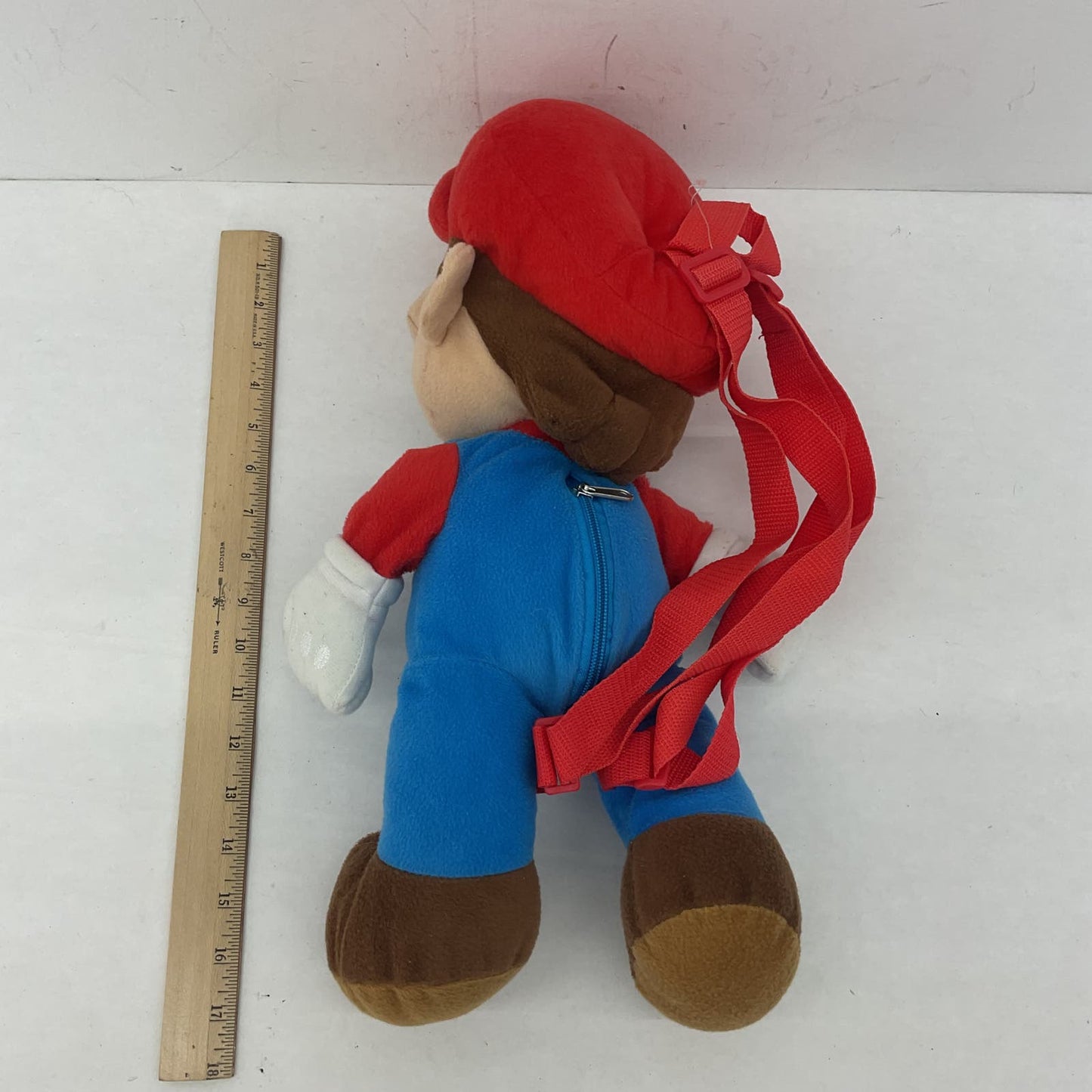 Nintendo Red Super Mario Backpack Stuffed Animal Plush - Warehouse Toys