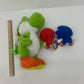 Nintendo Soft Cuddly Green Yoshi Backpack Plush & Sonic the Hedgehog Mini Plush - Warehouse Toys