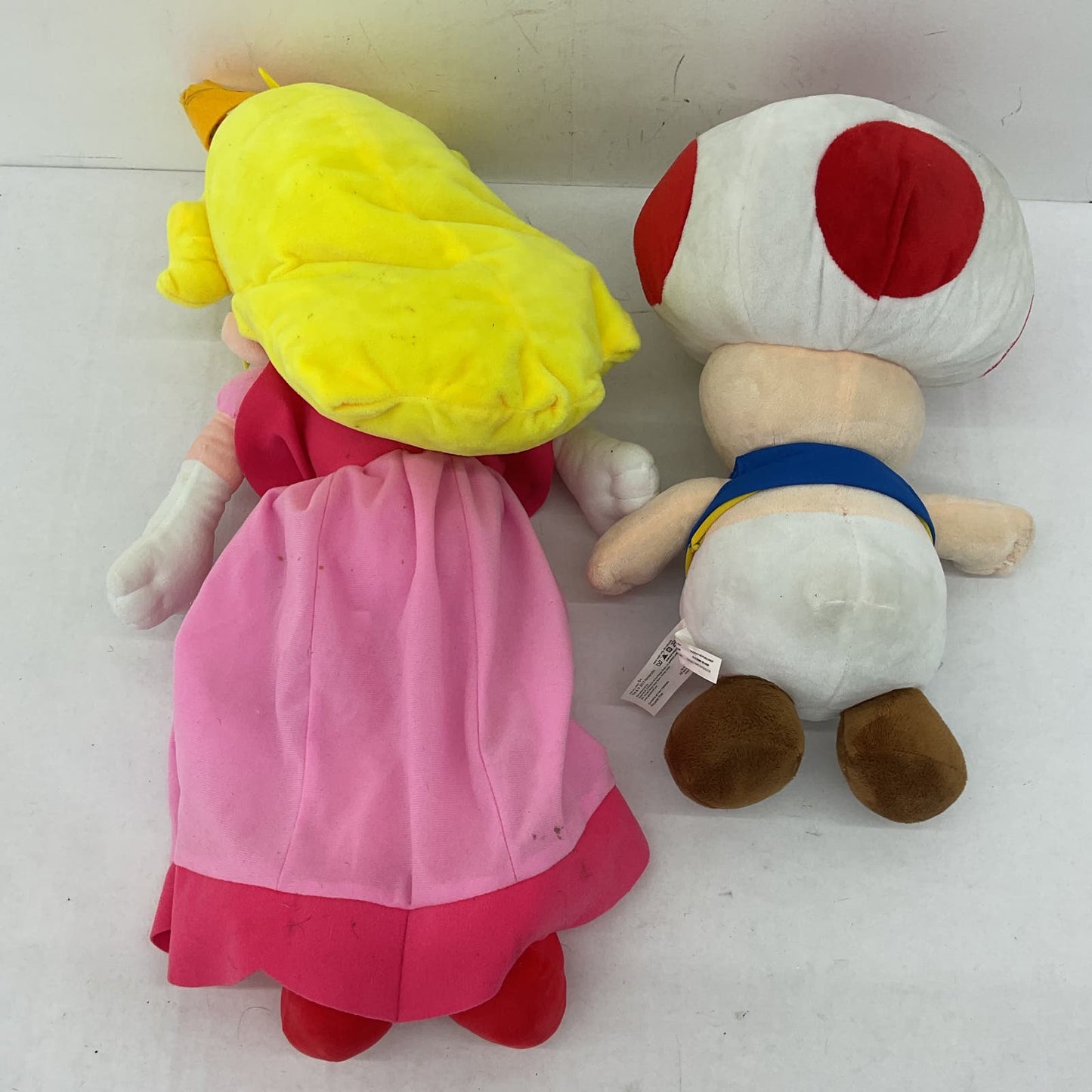 Nintendo Super Mario Bros Toad Princess Plush Toy Lot - Warehouse Toys