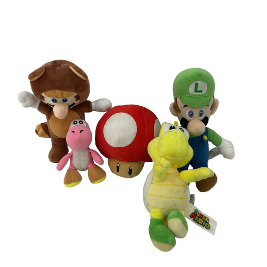 Nintendo Super Mario Characters Yoshi Toad Tanooki Costume Mario Mushroom - Warehouse Toys