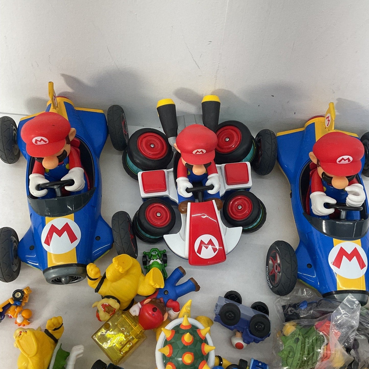 Nintendo Super Mario Kart Figure Lot Yoshi Luigi Bowser - Warehouse Toys