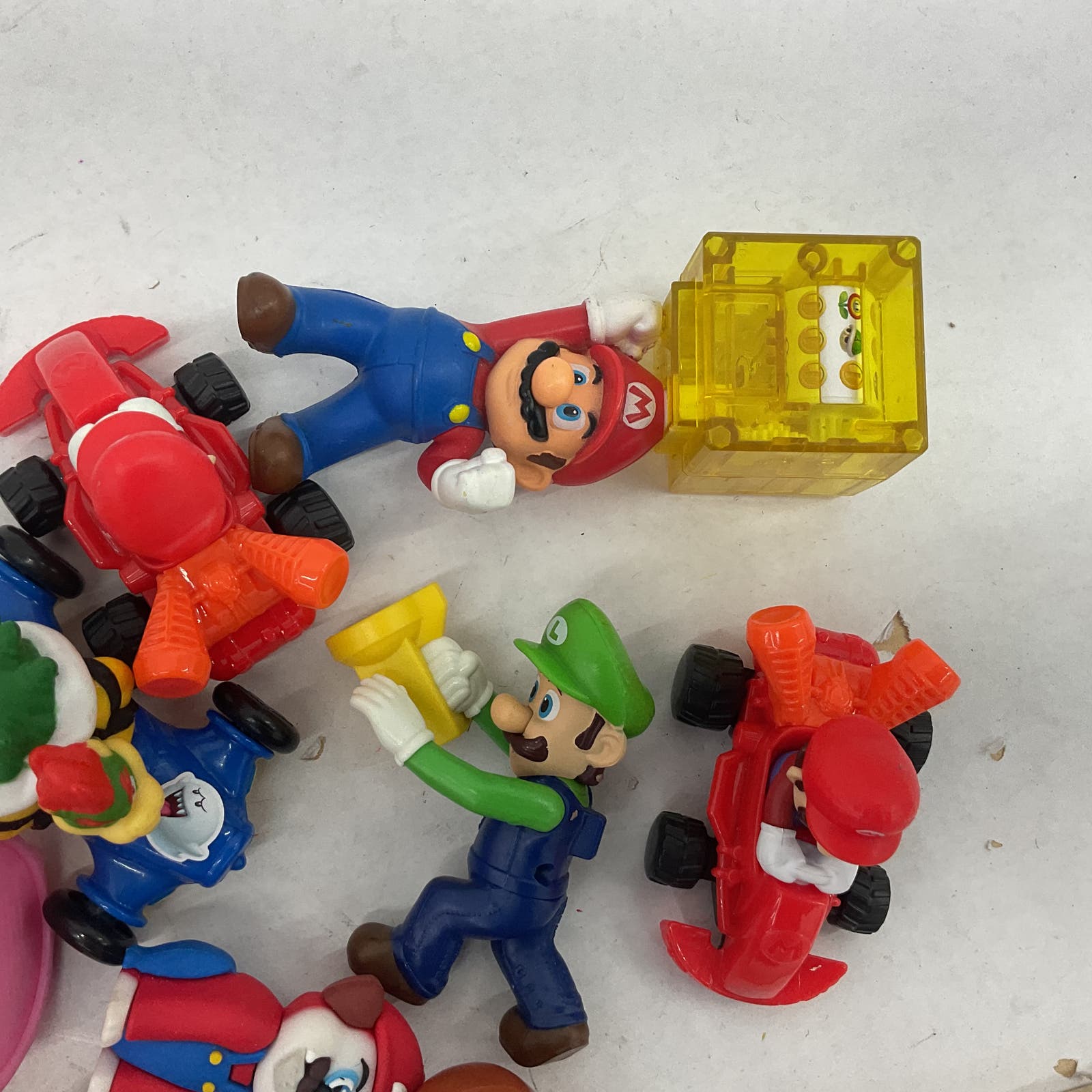 Nintendo Super Mario Toy Figure Lot Kart Goomba Luigi Donkey Kong - Warehouse Toys