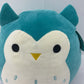 NWT Squishmallow Green Stuffed Animal Toy Owl Plush - Warehouse Toys