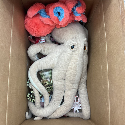 Octopus Plush Stuffed Animal Ocean Toy Sea Creature Wholesale Lot Used - Warehouse Toys