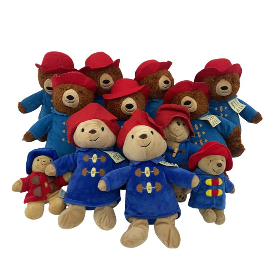 Paddington Bear Teddy Blue Coat Plush Toys Stuffed Animals Kohl's LOT 6 lbs - Warehouse Toys