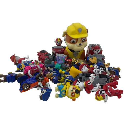 Paw Patrol Action Figure Multicolor Plastic Preowned Toy Lot Bulk - Warehouse Toys