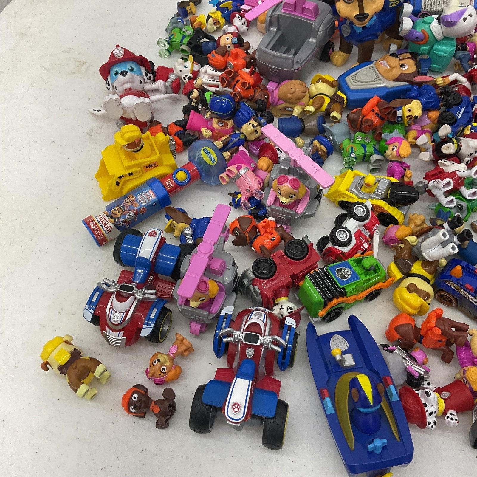 Paw Patrol Action Figures Preowned 10 lbs Mixed LOT Vehicles Toys Accessories - Warehouse Toys