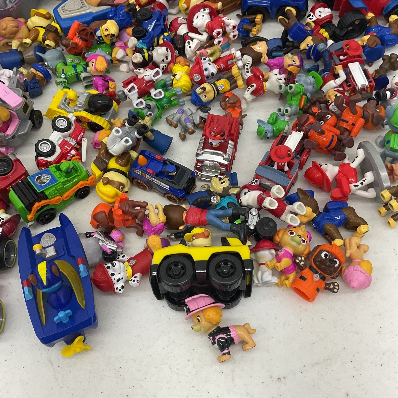 Paw Patrol Action Figures Preowned 10 lbs Mixed LOT Vehicles Toys Accessories - Warehouse Toys