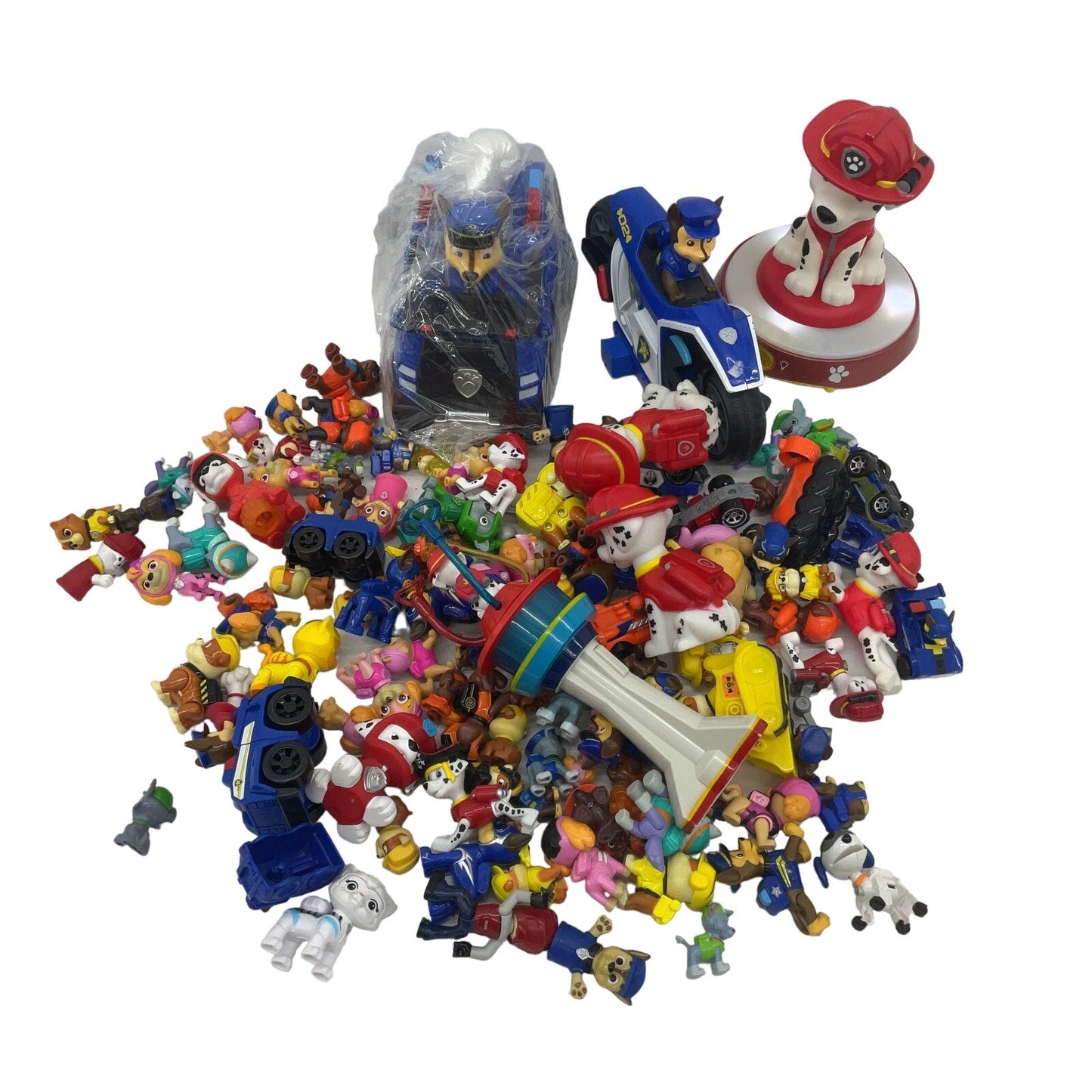 Paw Patrol Action Figures Preowned 10 lbs Mixed LOT Vehicles Toys Accessories - Warehouse Toys