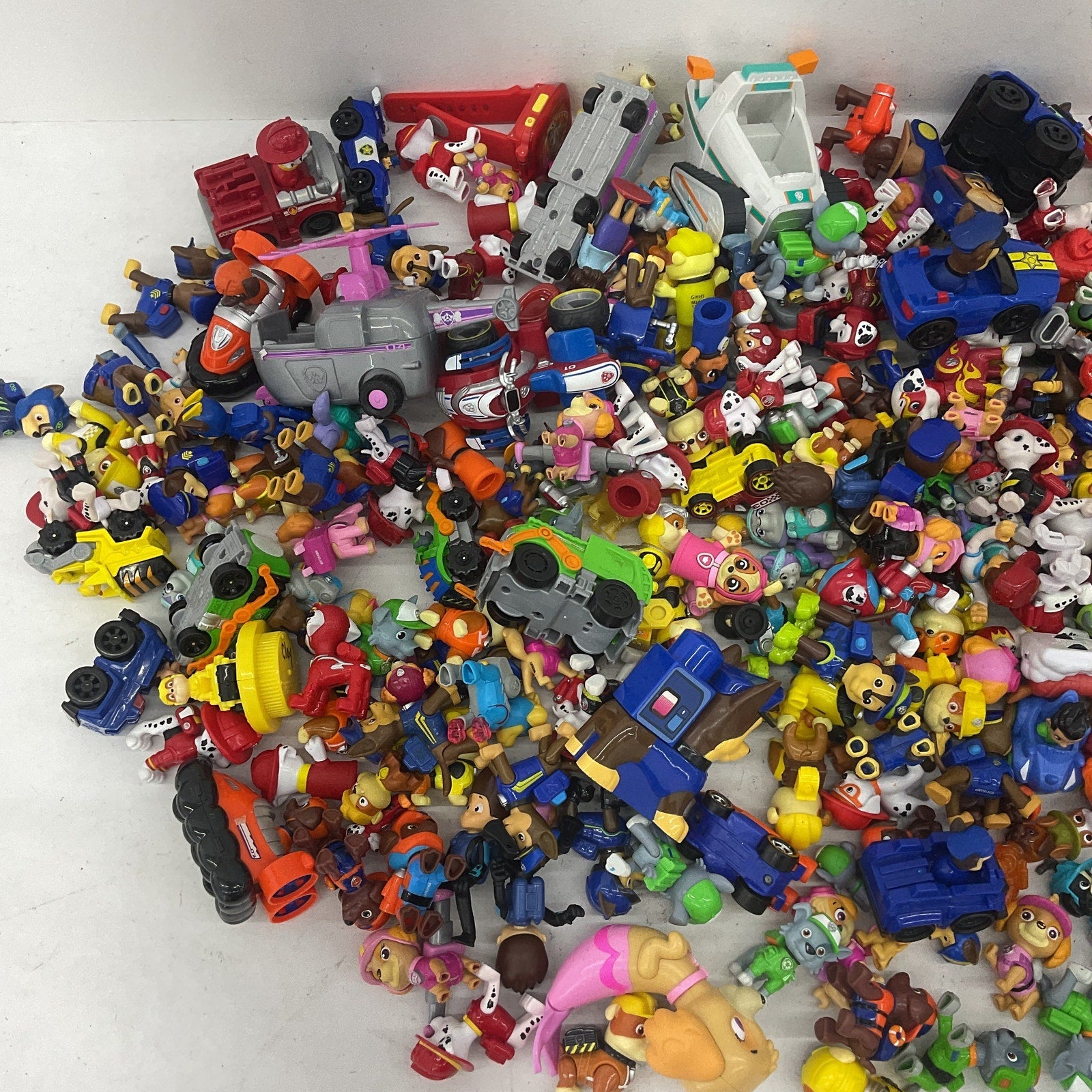 Paw Patrol Action Figures Preowned Mixed LOT 15 lbs Vehicles Toys Accessories - Warehouse Toys