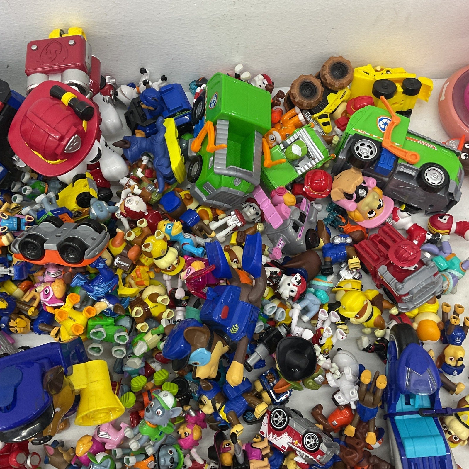 Paw Patrol Action Figures Preowned Mixed LOT 24 lbs Vehicles Toys Accessories - Warehouse Toys