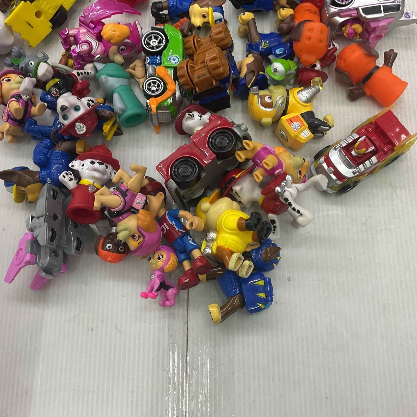 Paw Patrol Action Figures Vehicles Toy Cars Assorted Mixed LOT Marshall Skye - Warehouse Toys