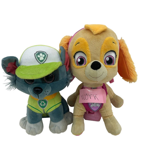 Paw Patrol Character Plush Dolls Skye Rocky Dog Stuffed Toys - Warehouse Toys