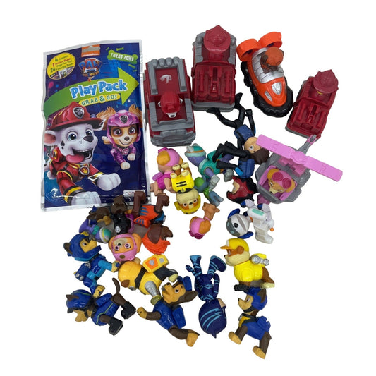 Paw Patrol Mixed LOT 2+ lbs Toy Figures Vehicles Cars Cake Toppers Preowned - Warehouse Toys