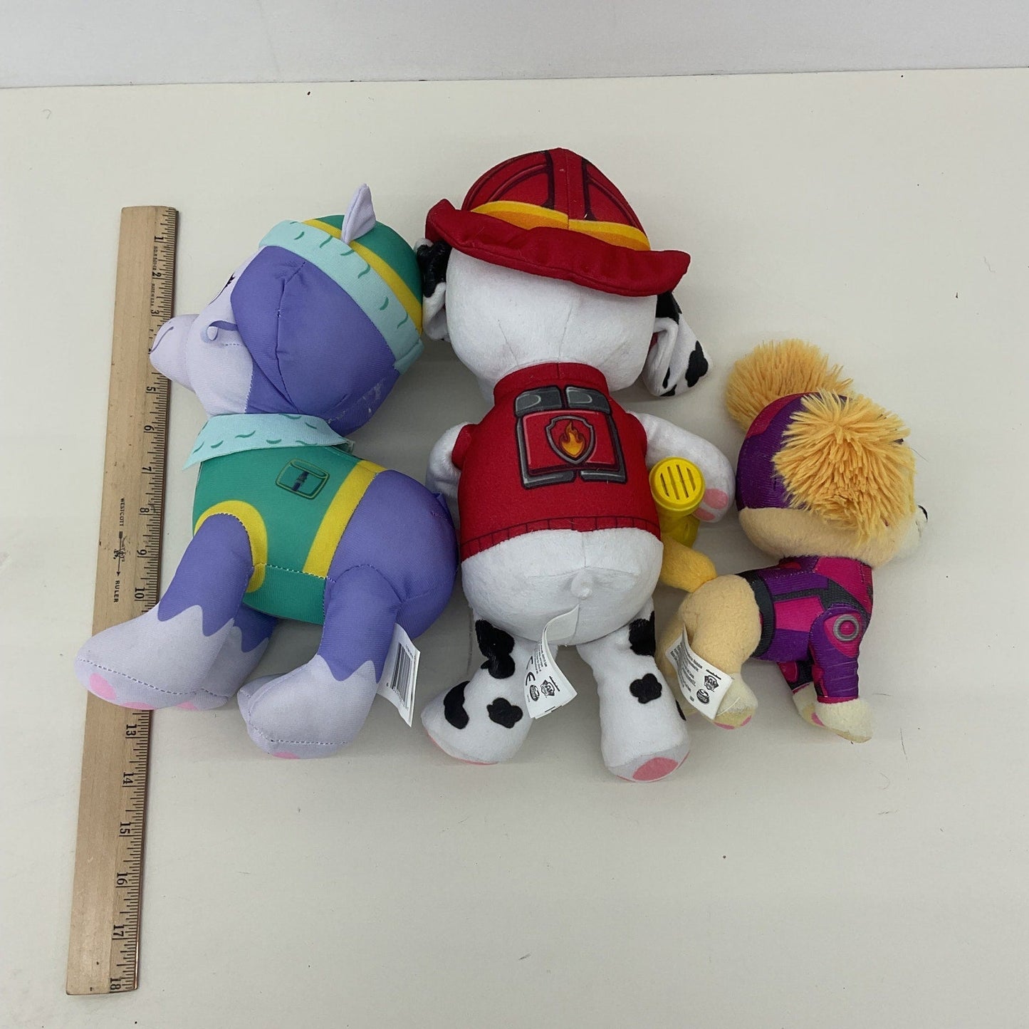 Paw Patrol Plush Character LOT 3 Dog Stuffed Animals Marshall Skye Rocky - Warehouse Toys