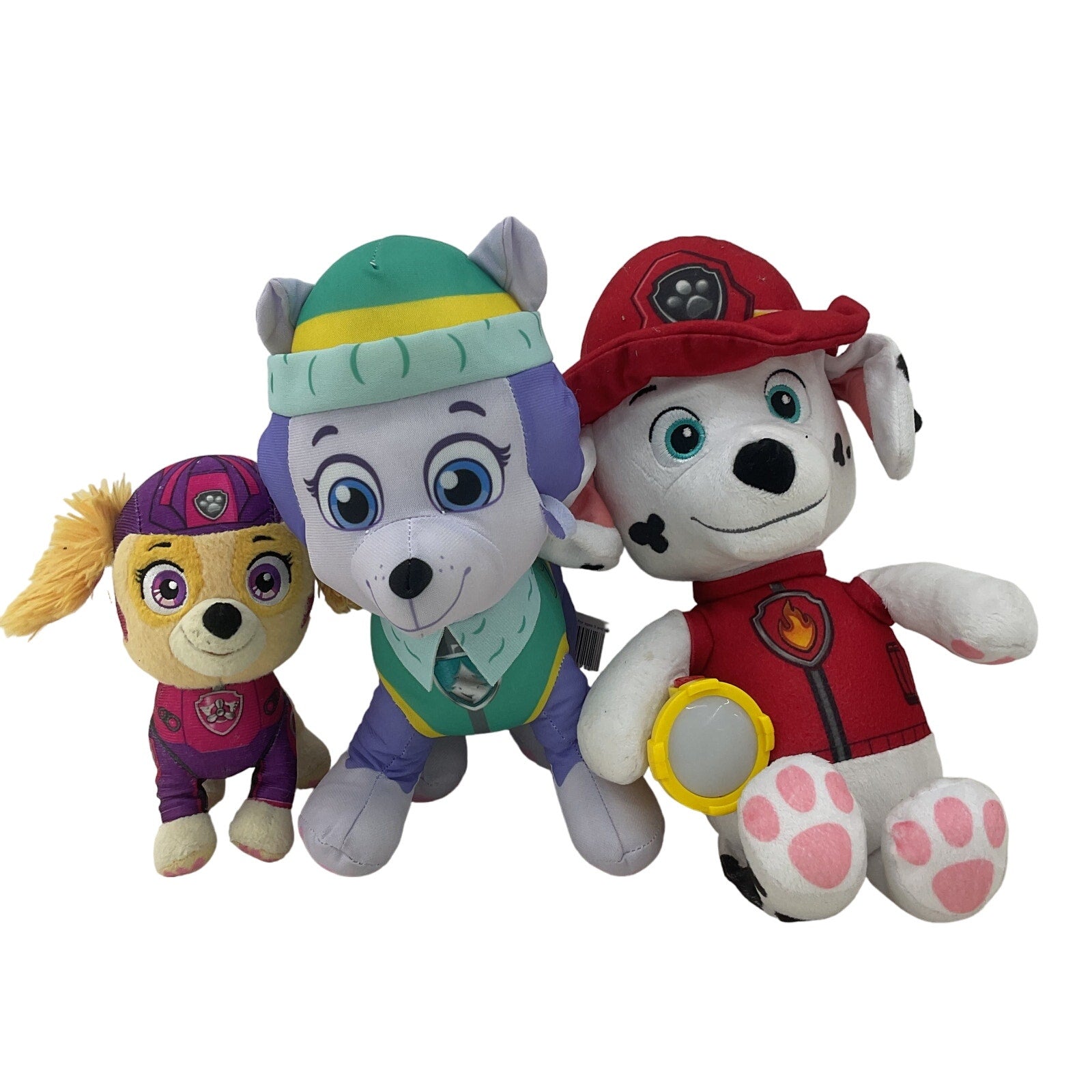 Paw Patrol Plush Character LOT 3 Dog Stuffed Animals Marshall Skye Rocky - Warehouse Toys