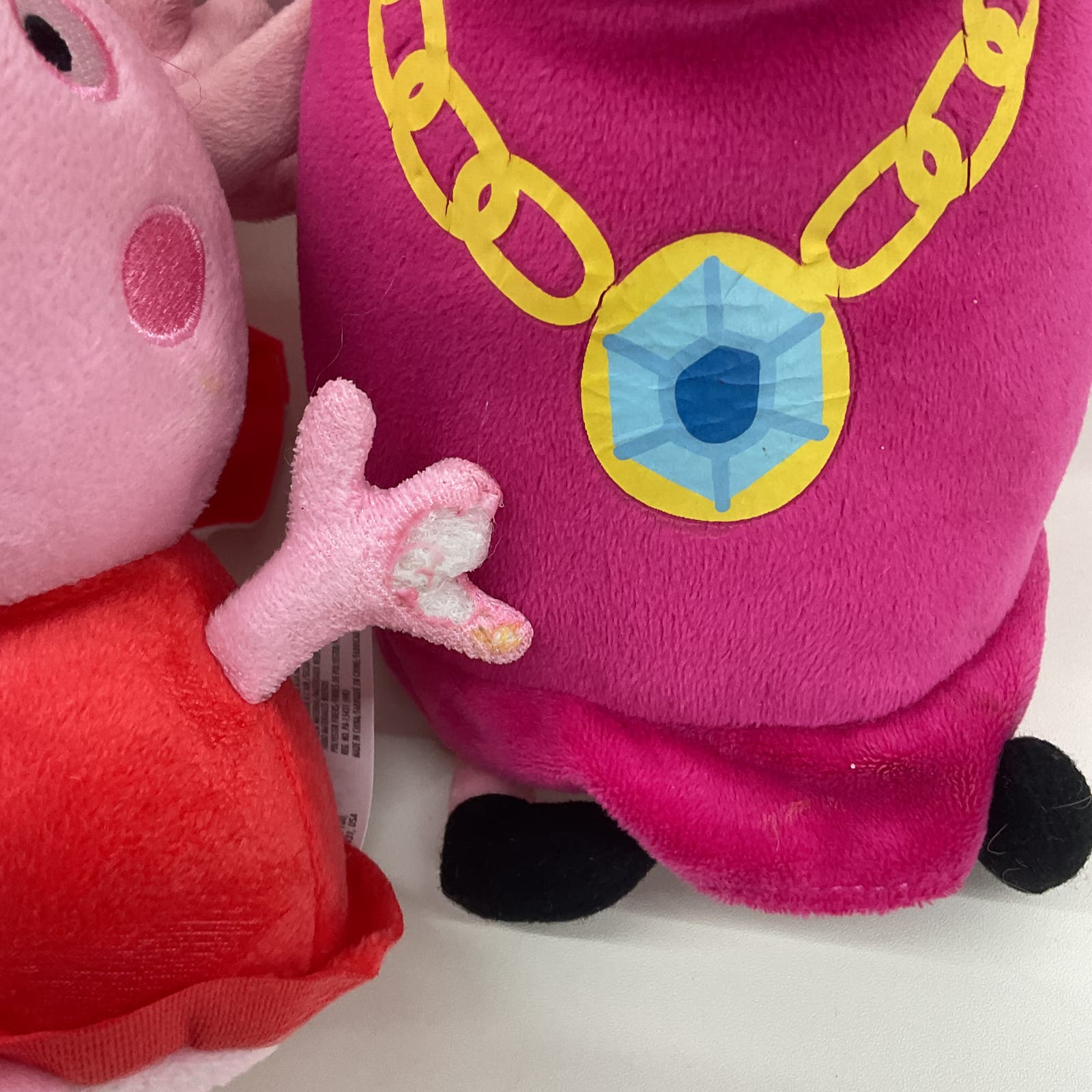 Peppa Pig Pink Character Plush Dolls Toys Used - Warehouse Toys